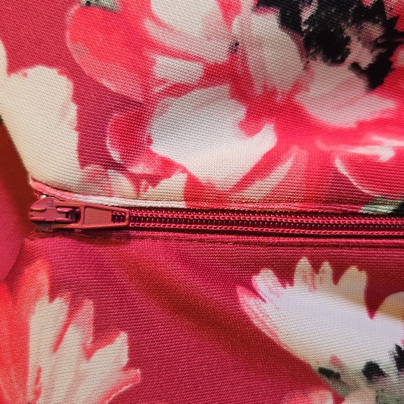 Sequin Hearts-Pink V neck sleeveless floral dress Fit N Flare Sz 3 junior NWT. - Picture 6 of 9